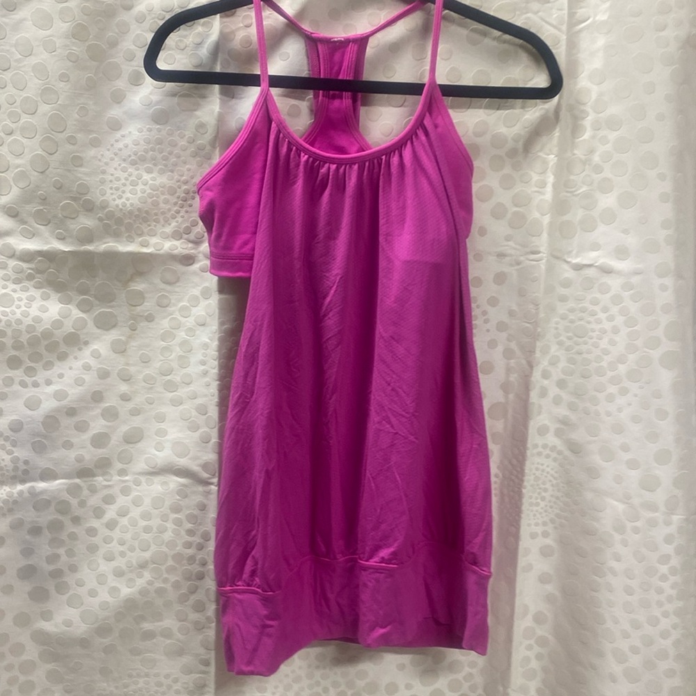 52 -Lululemon No Limits Tank- raspberry pink